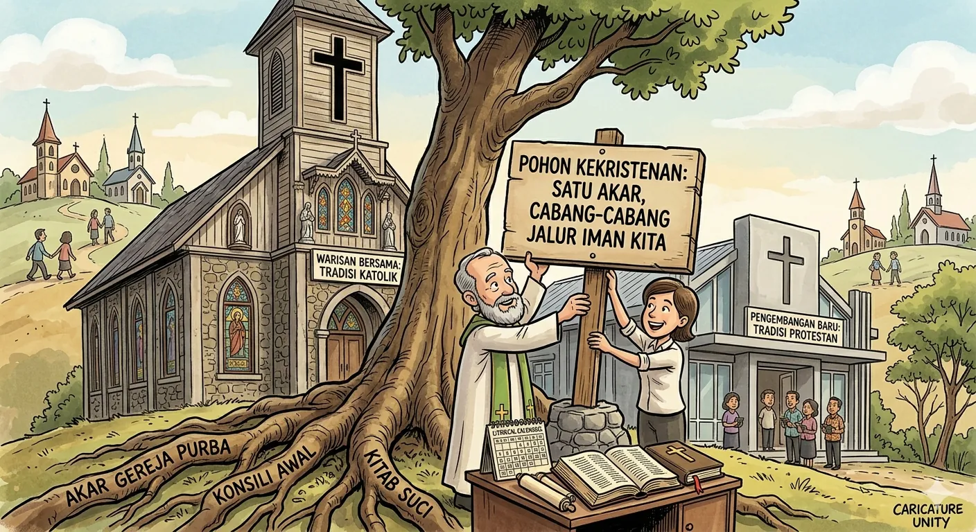 Protestanisme Nebeng Iman Katolik