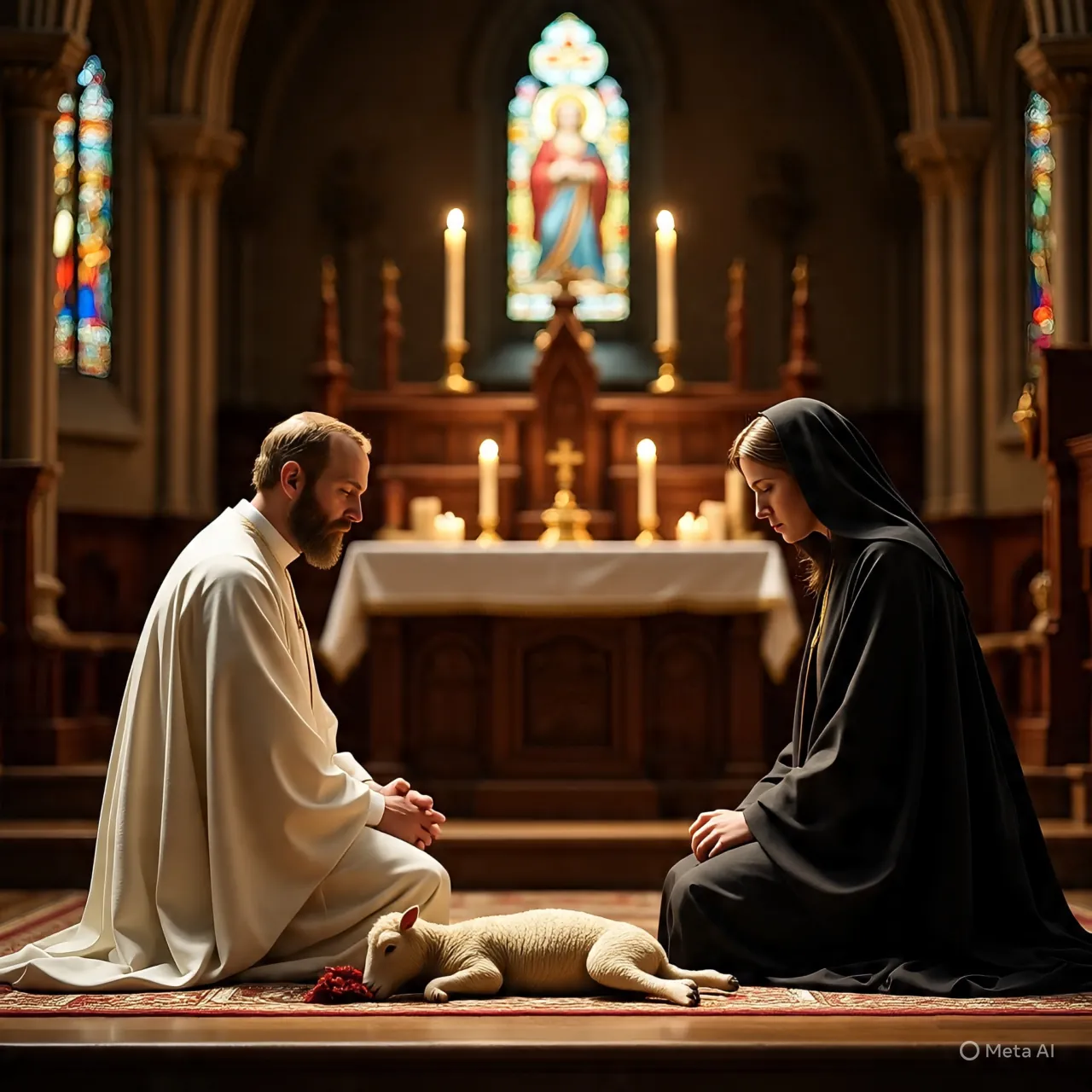 Latria dan Proskuneo dalam Altar, Imam dan Kurban